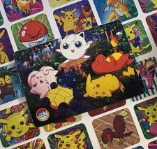 Pokemon Jigglypuff Vintage Pocket Monsters Vending HOLO Prisma Adesivo 98 Bandai