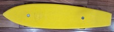 Vintage 1970's California Free Former Yellow Skateboard