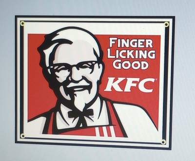 KFC Kentucky Fried Chicken restaurant nostalgia sign | eBay