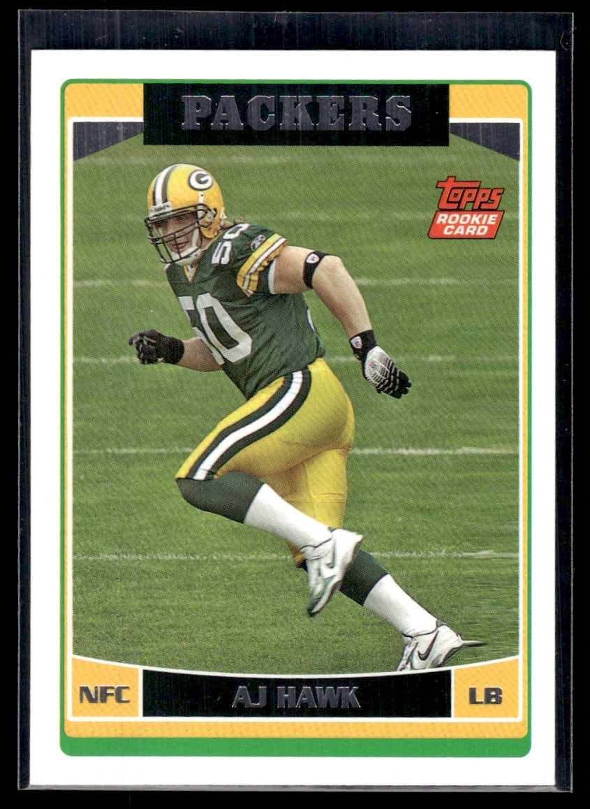 2006 Topps A.J. Hawk Rookie Green Bay Packers #360