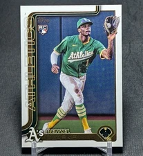 Denzel Clarke Rookie RC 2025 Topps Update Series Baseball Card #US14 Athletics