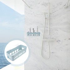 No Drill Bathroom Shelf Storage Rack Self Adhesive Shower Shelves