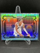 2024-25 Panini Prizm Draft- Variations Silver  #80 Cody Williams RC- Colorado