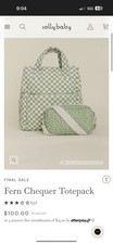 Solly baby Fern Chequer Totepack