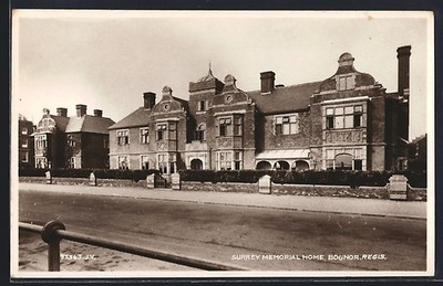 Bognor, Surrey Memorial Home, Ansichtskarte 