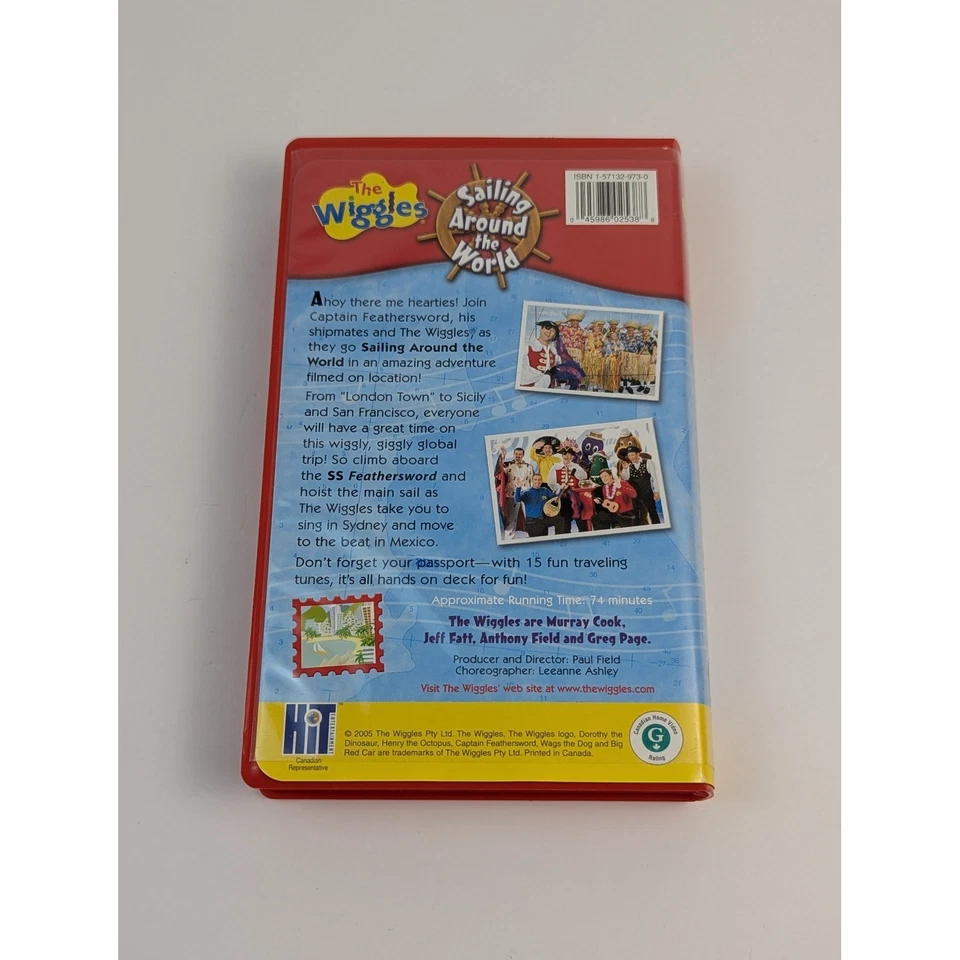 The Wiggles Sailing Around the World VHS Video Cassette Tape HIT Entertainment - Image 3 of 3