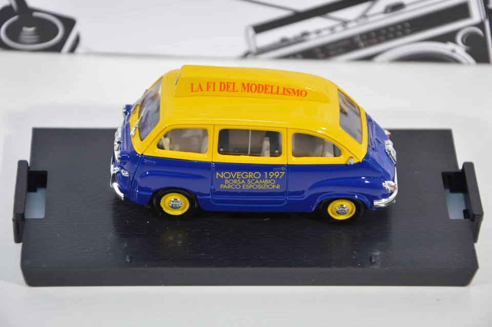 BRUMM 1/43 FIAT 600 MULTIPLA 1956 NOVEGRO LIMITED EDITION 1997 DIE CAST MODEL - Immagine 2 di 4