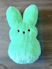 Peeps Solid Aqua Green 17" Plush Bunny