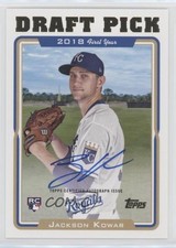2022 Archives 2005 Topps Draft Picks Jackson Kowar #05DP-JK Auto 0s69