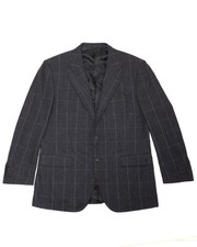 No Tariff BELVEST Check Pattern Tailored Wool Cashmere Jacket