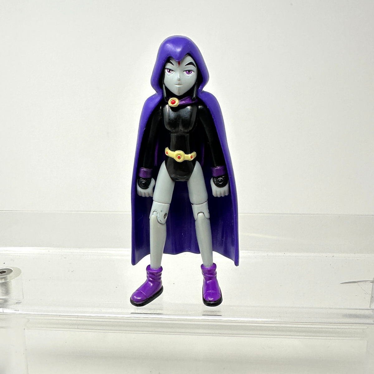 Bandai Teen Titans Go Raven Figure with Cloak Black Violet Hero DC