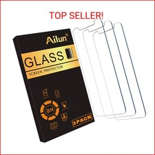 Ailun Glass Screen Protector for iPhone 12 / iPhone 12 Pro 2020 6.1 Inch 3 Pack