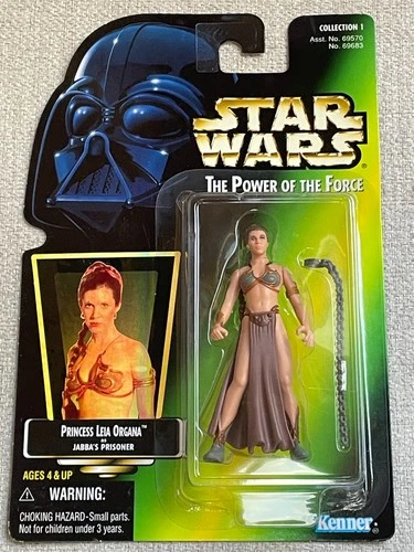 VINTAGE 1997 STAR WARS POTF PRINCESS LEIA AS JABBA'S PRISONER ACTION FIGURE NEW