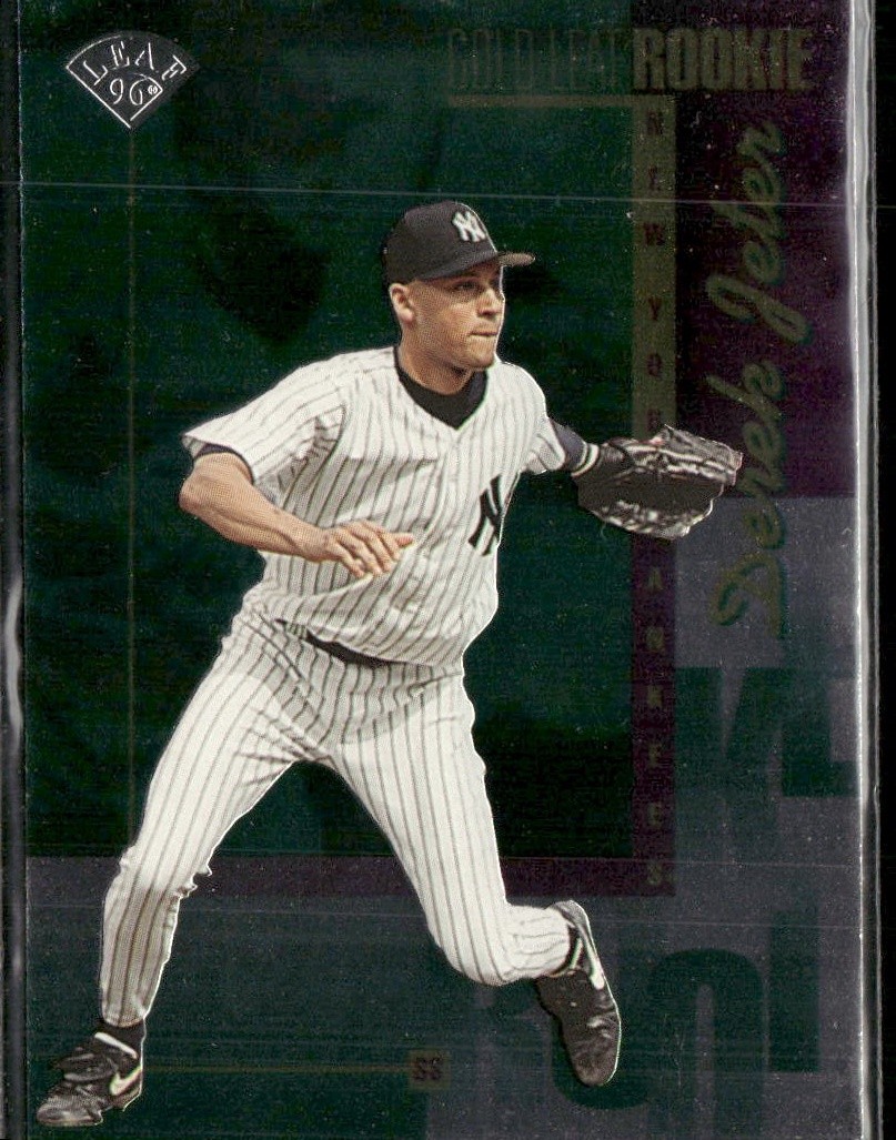 Derek Jeter 1996 Leaf #211 New York Yankees Gold Leaf Rookies