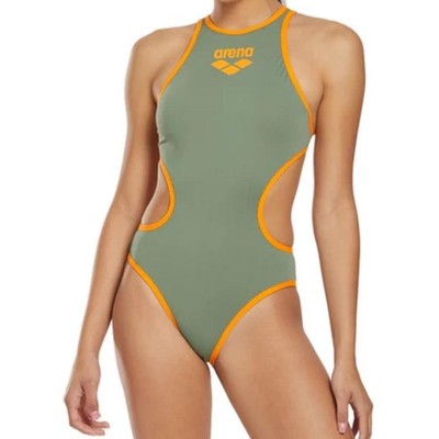 ARENA athletic swim training competition Seamless One Piece Swimsuit New