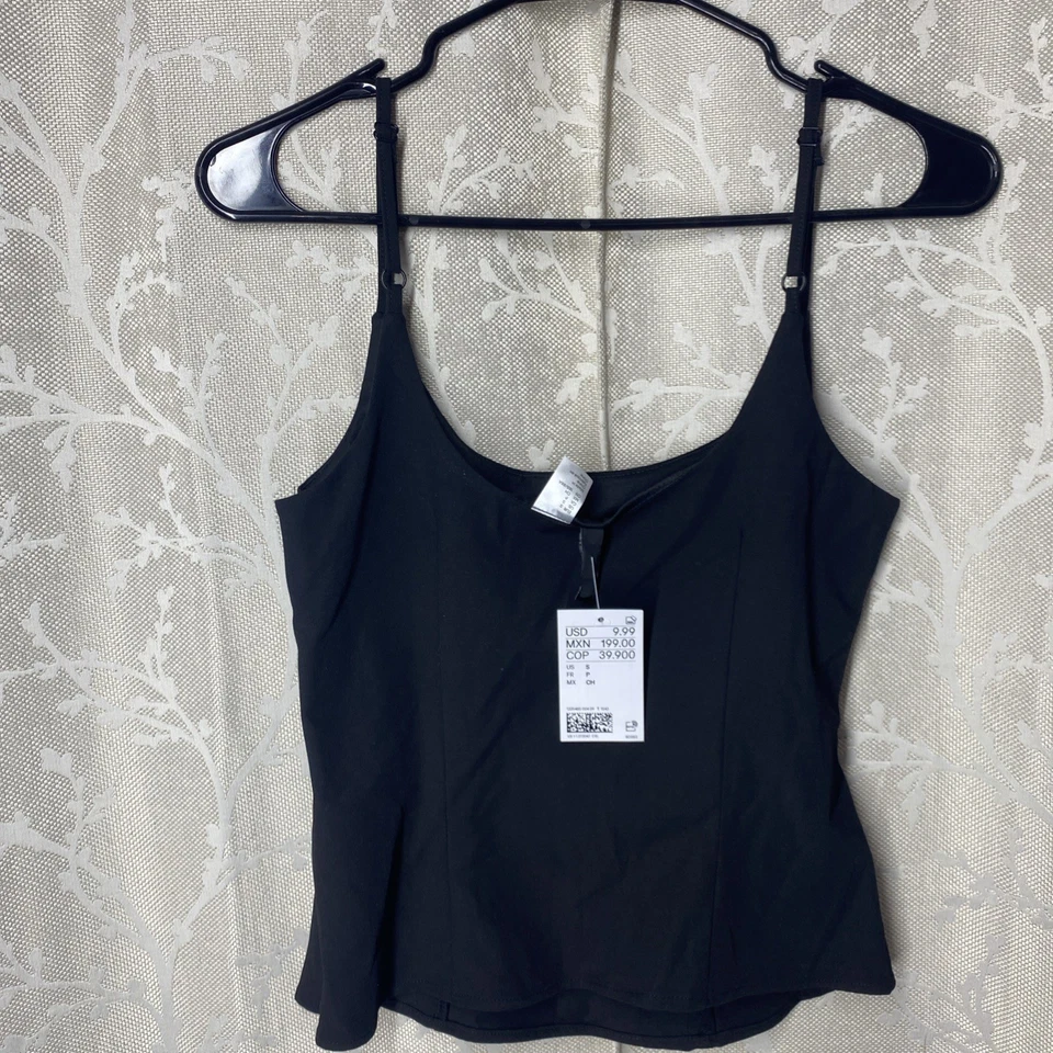 Top Camisola Estilo Corsé Dividido H&M Elegante Moda Foto 2 de 3