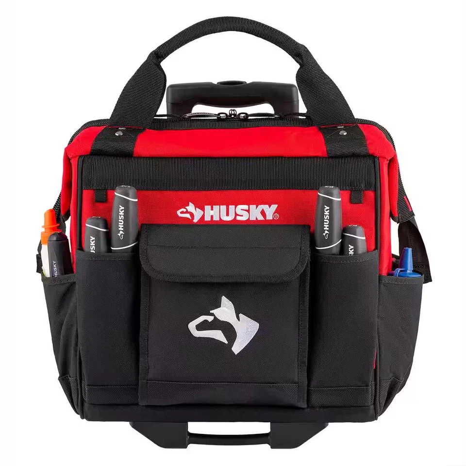 14 In. 13 Pocket Rolling Tool Bag - Image 3 of 4