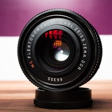 Carl Zeiss Jena Flektogon 35mm F/2.4 *MINT* DDR MC M42 Screw Mount Lens PLU:S45