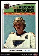 1976 Topps #68 Garry Unger Blues 7.5 - NM+