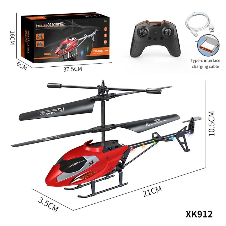 Charging Mini Remote Control Plane RC Helicopters Flying Helicopter Toy Drone - Imagen 3 de 4
