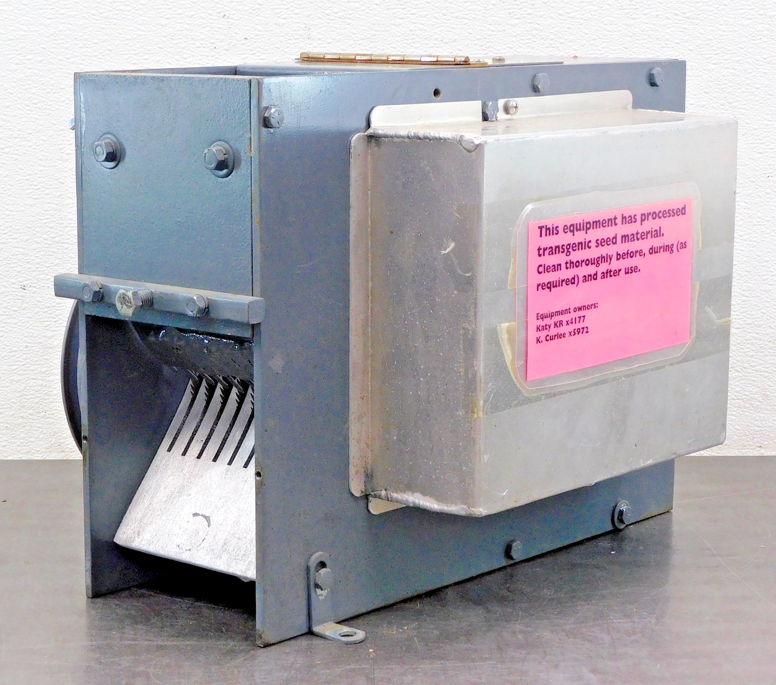 Dow AgroSciences Transgenic Seed Thresher Processor 16" L x 12" H