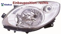 Abakus 551-1173R-LDEM1 Hauptscheinwerfer Rechts Scheinwerfer