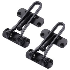 Home Security Door Lock, 2 Pack Latch Guard Clasp Front Door Locks for Kids, ...