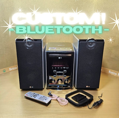 LG LF-D7150 Custom Bluetooth CD/DVD Player Bookshelf HiFi AM/FM Radio USB 