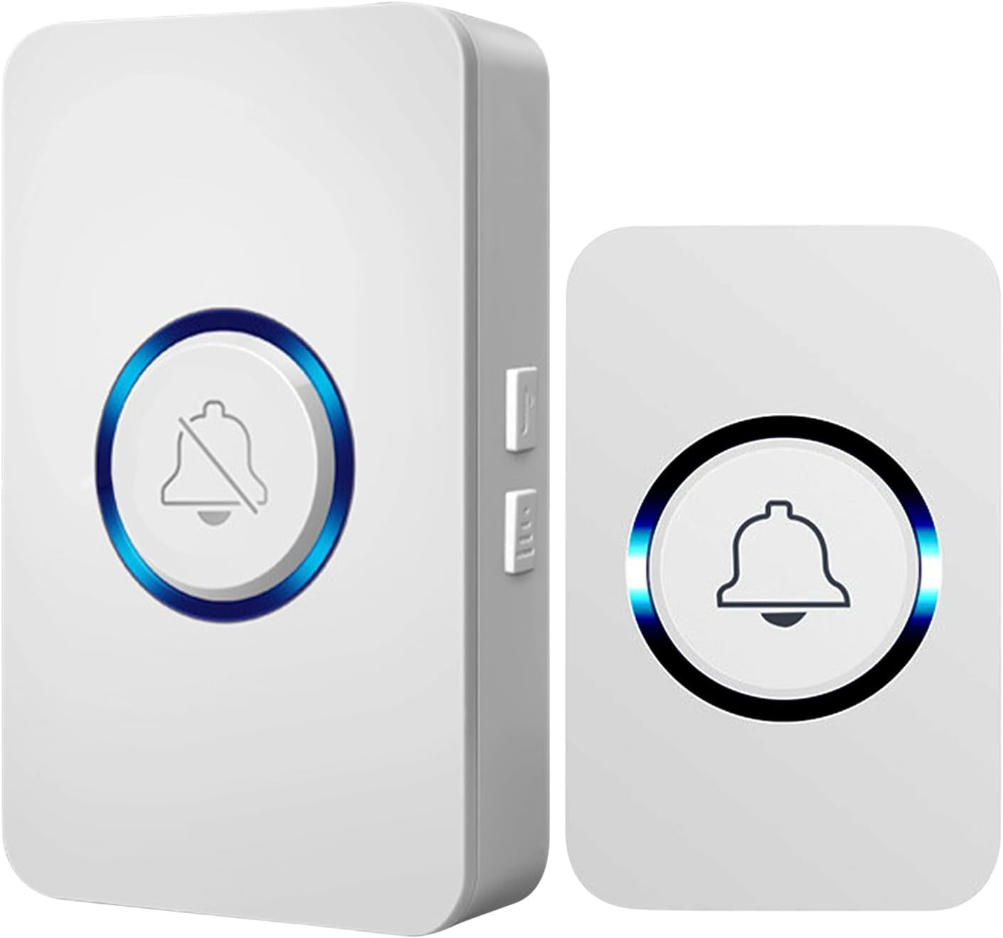 Maison de porte réglable blanche à double interrupteur pour sécuriser votre sonnette
