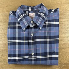 Brooks Brothers Oxford Cotton Button Down Men s XL Madison OCBD Tartan Plaid