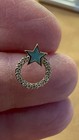 Sydney Evan 14K Gold Diamond Turquoise Enamel Single Stud Earring — photo 3