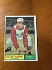 Cliff Cook 1961 Topps #399 Cincinnati Reds Nm