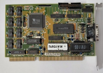 Targa Win+ ISA Graphics Card (Tseng ET4000AX, 1MB, Retro, 1993)