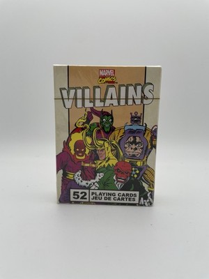 Marvel Comics Villains Retro Playing Cards regulation, Poker Cards, 52