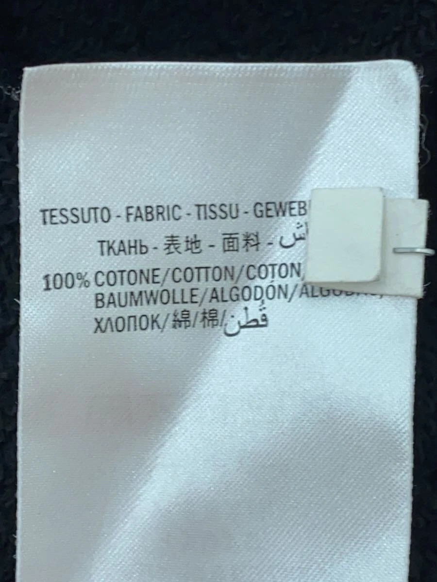 GUCCI 19SS Felpa con Cappuccio Cotone Nero Taglia M 475374 Xjapa #EG AGA