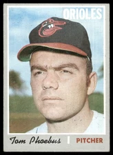 1970 Topps #717 Tom Phoebus - EX