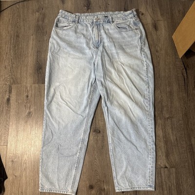 American Eagle Jeans Women 18 short Rigid Mom  Stretch Medium Wash Denim Pants