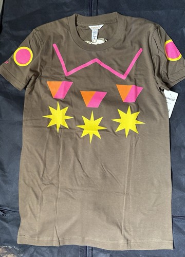 T-shirt maglietta bambino vintage KidRobot donna taglia small KTR medaglia grafica artistica - Foto 4 di 7