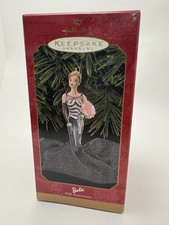 Vintage Hallmark Keepsake Ornament Holiday Barbie 40TH Anniversary Original Box