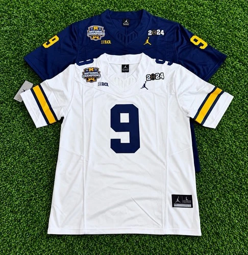 JJ McCarthy National Championship Michigan Wolverines Jersey! Ships Fast! - product listing photo