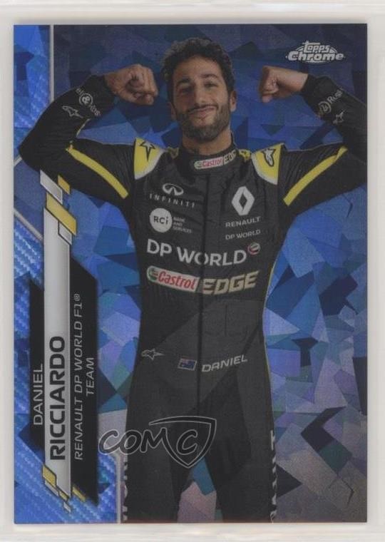 2020 Topps Chrome Sapphire Edition Formula 1 F1 Racers Daniel Ricciardo #9 0nr3
