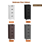 4-Drawers Freestanding Bathroom Cabinet Side Storage Organizer for Home 4 Colors