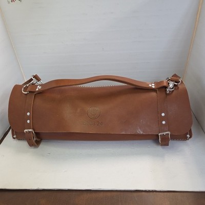 Klein Tools 5108-24 Tool Bag, Brown, Leather, 0 Pockets