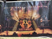 Vintage KISS 1977 ALIVE 2 Wall Poster 34x23” Boutwell Original AUCOIN