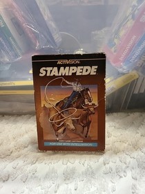 Intellivision Stampede 1982 Complete In Box Video Game Band New