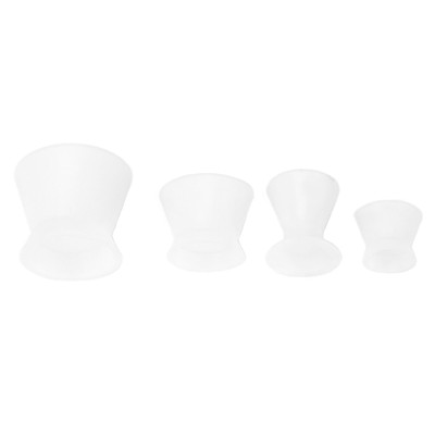 4pcs Professional Dental Laboratory Mixing Cup Silikon Dentalmaterialien Mix TOS