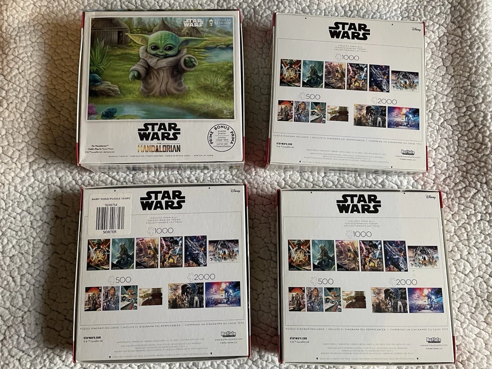 Buffalo Star Wars Puzzles, Lot Of 4 - Image 2 of 2