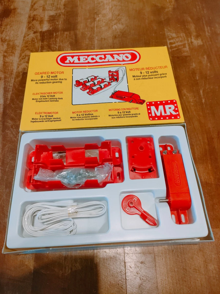 Train Meccano En Métal – Construction Mécanique Avec Moteur, à Finir De Monter