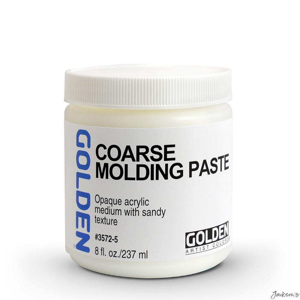 Golden Coarse Molding Paste Acrylic Medium 237ml Texture Painting Tool
