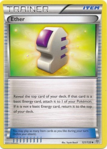 Ether - 121/135 - Uncommon (Lp) Plasma Storm - Trainer - Item Pokémon